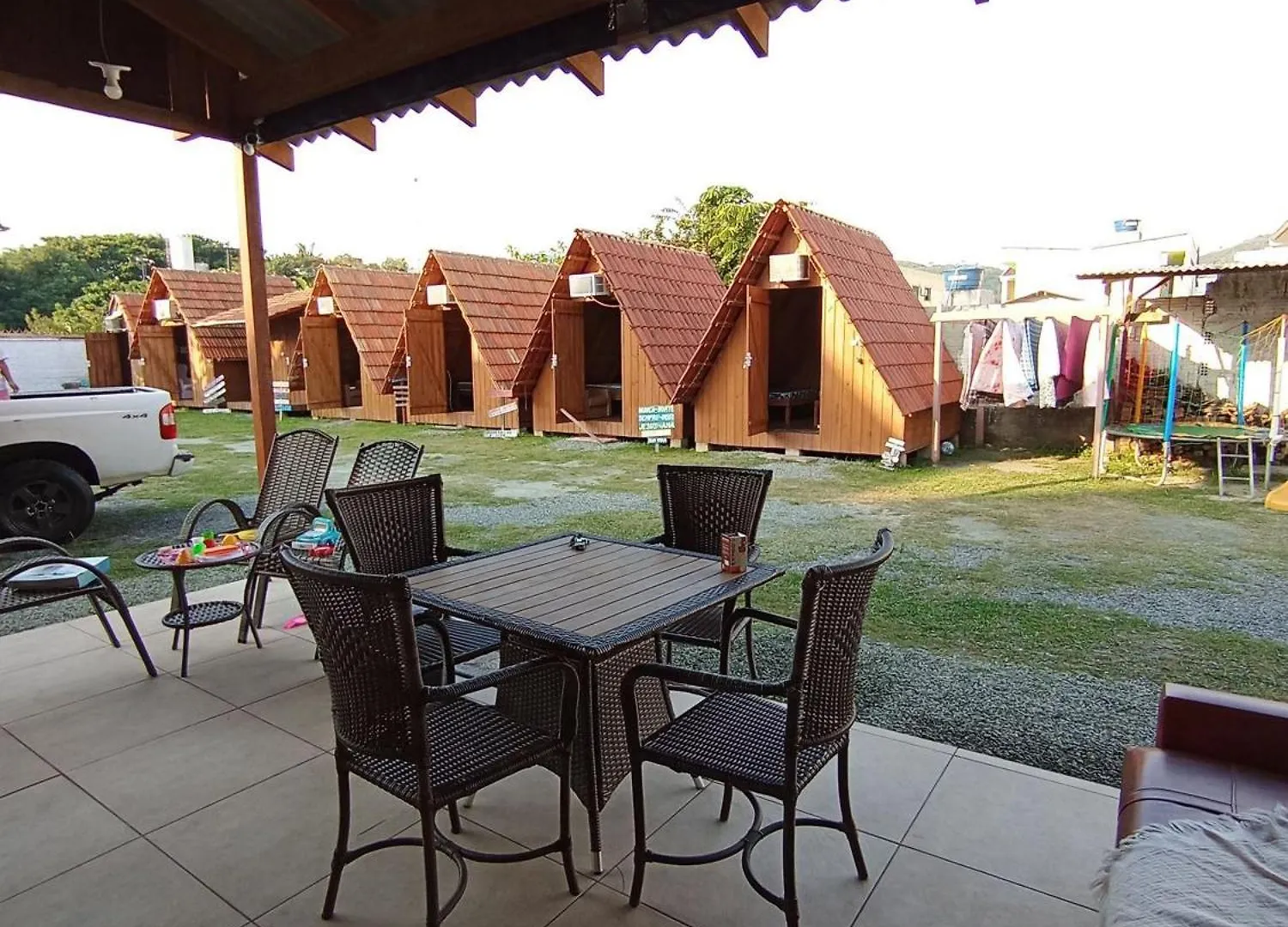 Cabana Com Ar Condicionado E Area De Cozinha E Banheiro Compartilhado A 10 Minutos Do Parque Beto Carrero Penha  Casa de Férias Penha (Santa Catarina)