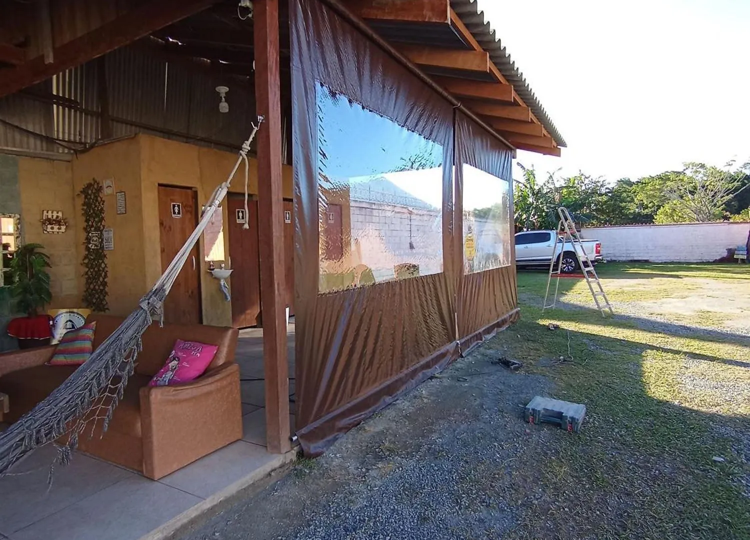 Cabana Com Ar Condicionado E Area De Cozinha E Banheiro Compartilhado A 10 Minutos Do Parque Beto Carrero Penha  Penha (Santa Catarina)